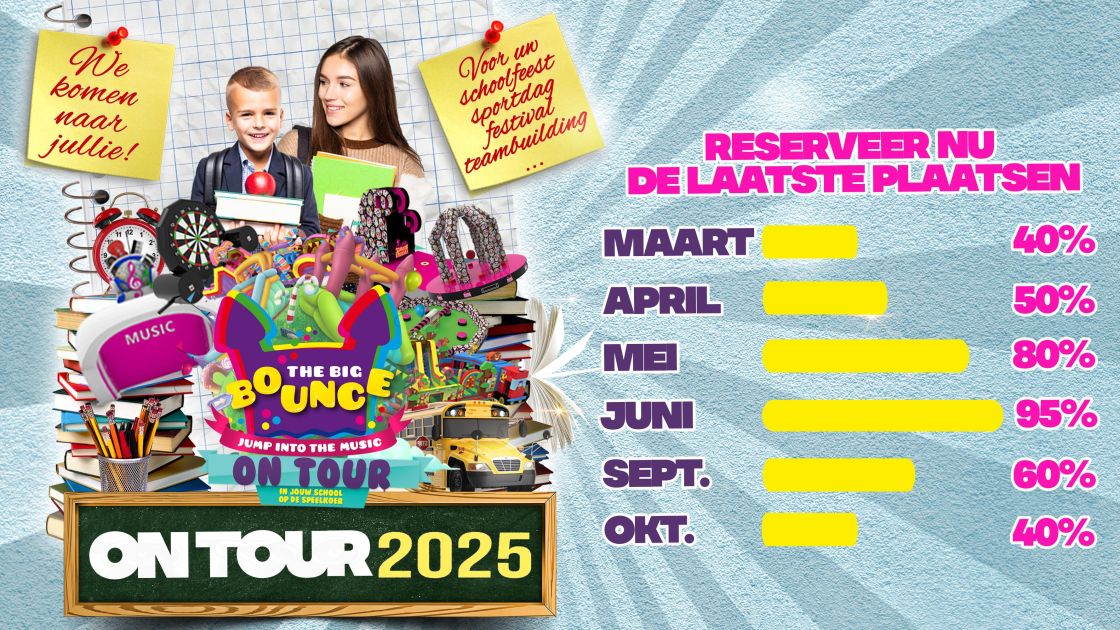 Wees er nog snel bij! Plaatsen zijn beperkt!