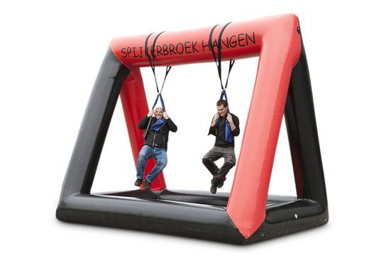 Jeansbroek hangen